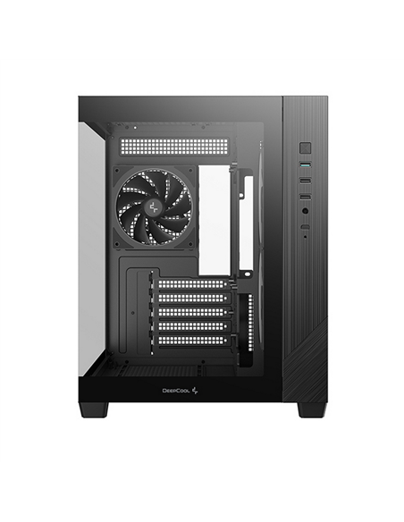 Компьютерный корпус Deepcool CG330 3F, Midi-Tower, Без блока питания, Чёрный