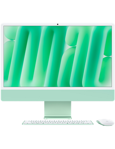 Моноблок Apple iMac A3137, 24", M4 with 10-core CPU and 10-core GPU, 16Гб/256Гб, macOS Sequoia, Зеленый
