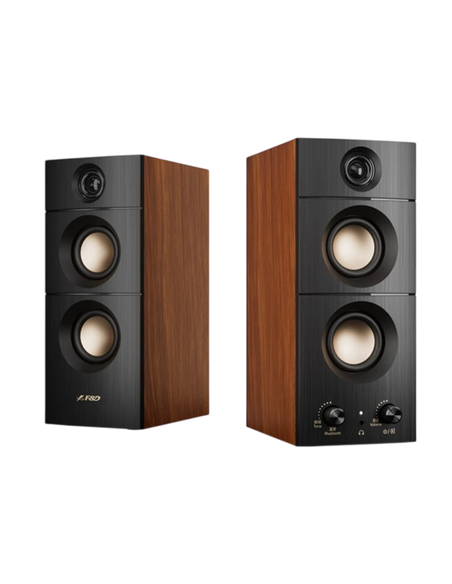 Аудиосистема 2.0 CH F&D R330BT, Черный | Коричневый