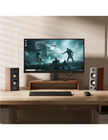 Аудиосистема 2.0 CH F&D R330BT, Черный | Коричневый