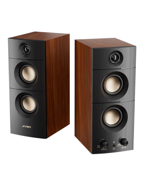 Аудиосистема 2.0 CH F&D R330BT, Черный | Коричневый