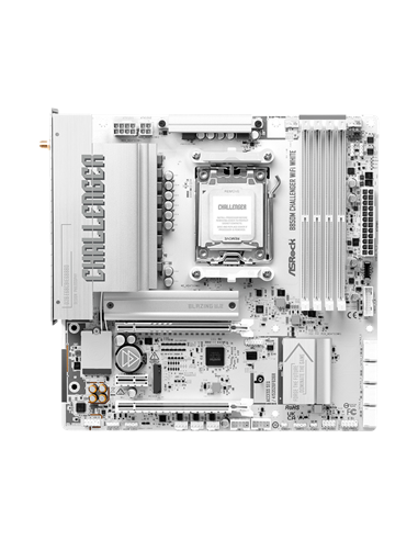 Материнская плата ASRock B850M CHALLENGER WIFI WHITE, AMD B850, Micro-ATX