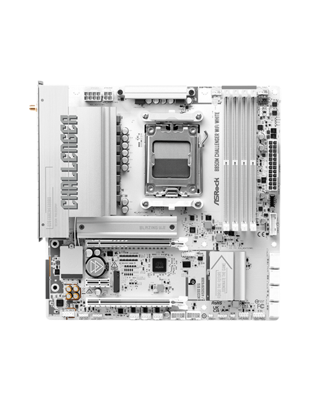 Placă de bază ASRock B850M CHALLENGER WIFI WHITE, AMD B850, Micro-ATX