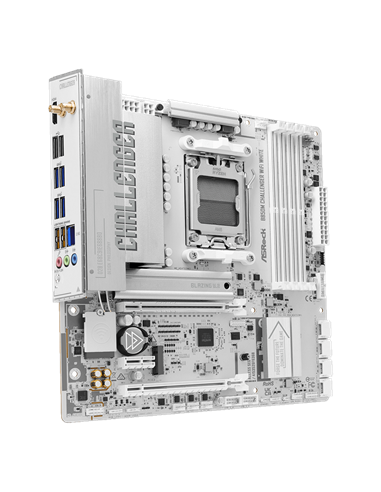 Placă de bază ASRock B850M CHALLENGER WIFI WHITE, AMD B850, Micro-ATX