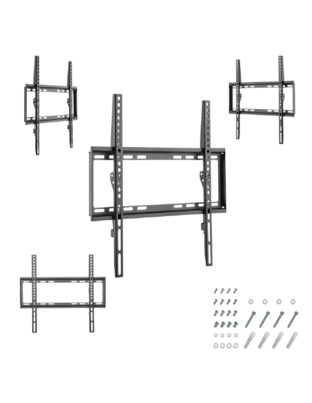 Фиксированное настенное крепление Gembird WM-55F-04, Чёрный