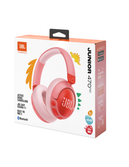 Наушники JBL JR470NC, Розовый