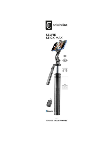 Монопод для селфи Cellularline Selfie Stick Max, Черный