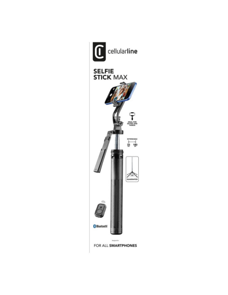 Selfie Stick Cellularline Selfie Stick Max, Negru