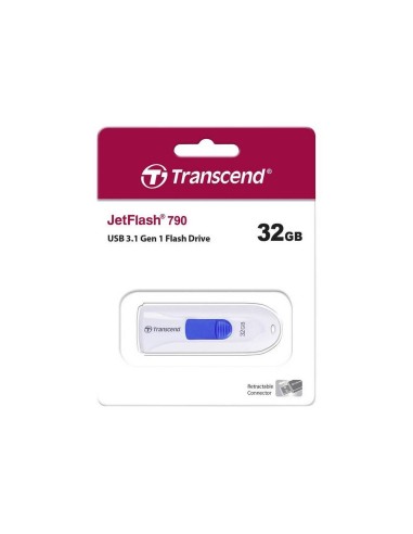 Memorie USB Transcend JetFlash 790, 32GB, Alb