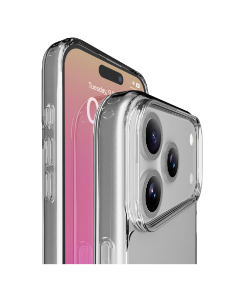 Чехол Cellularline Clear Duo для Apple iPhone 17 Pro, Прозрачный