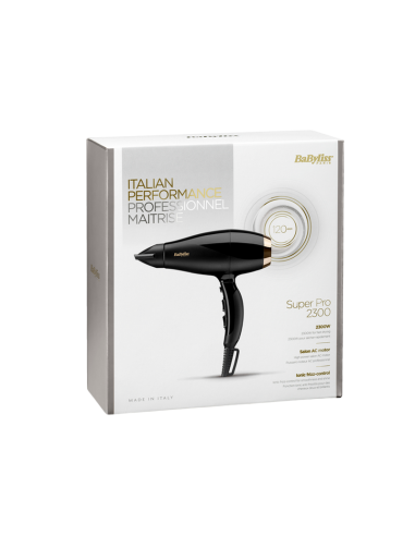 Uscător de păr BaByliss Super Pro 6714E, 2300 W, Negru