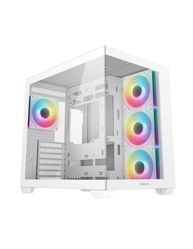 Carcasă PC Deepcool CG530 4F, Midi-Tower, Fără PSU, Alb