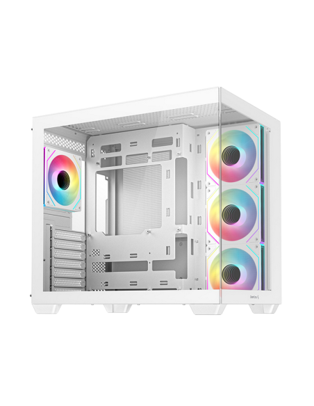 Carcasă PC Deepcool CG530 4F, Midi-Tower, Fără PSU, Alb