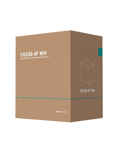 Carcasă PC Deepcool CG530 4F, Midi-Tower, Fără PSU, Alb
