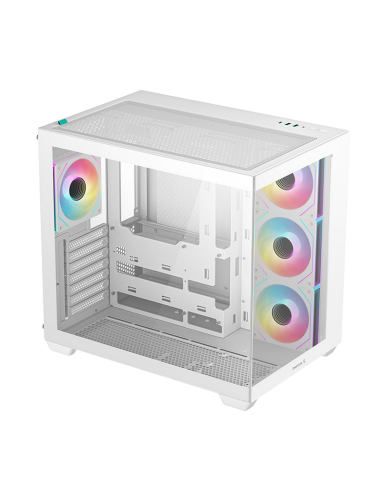 Carcasă PC Deepcool CG530 4F, Midi-Tower, Fără PSU, Alb