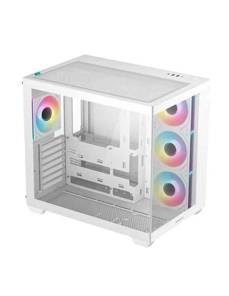 Carcasă PC Deepcool CG530 4F, Midi-Tower, Fără PSU, Alb
