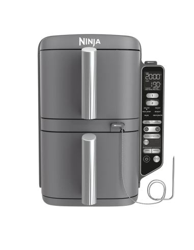 Friteuză cu aer cald Ninja Double Stack XL Smart SL451EU, Gri