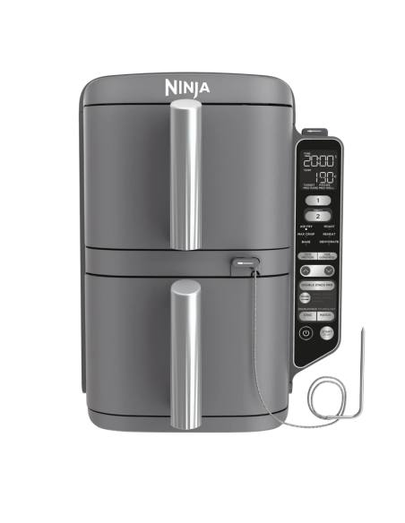 Friteuză cu aer cald Ninja Double Stack XL Smart SL451EU, Gri