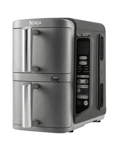 Friteuză cu aer cald Ninja Double Stack XL Smart SL451EU, Gri