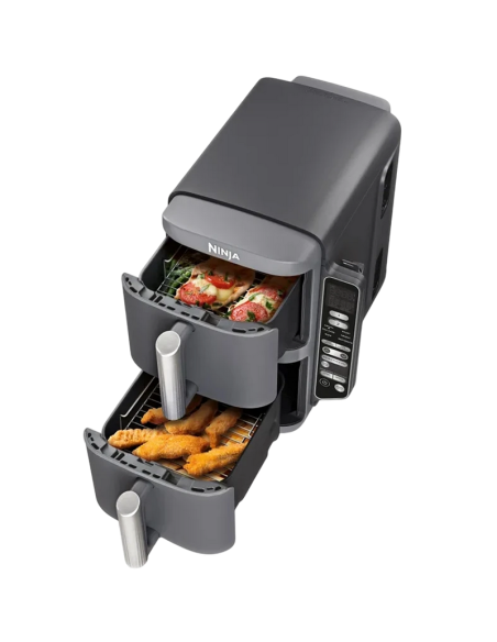 Friteuză cu aer cald Ninja Double Stack XL Smart SL451EU, Gri