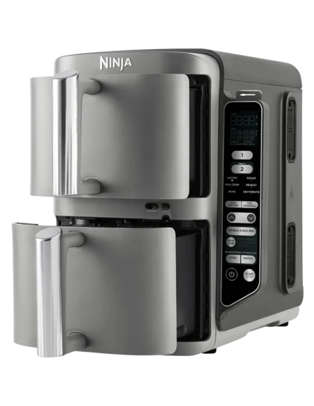 Friteuză cu aer cald Ninja Double Stack XL Smart SL451EU, Gri