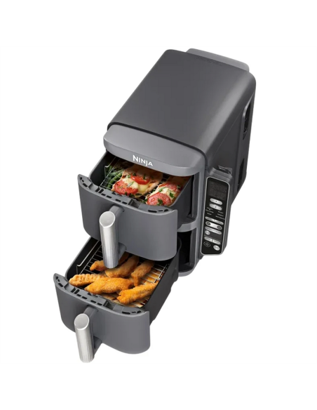 Friteuză cu aer cald Ninja Double Stack XL Smart SL451EU, Gri