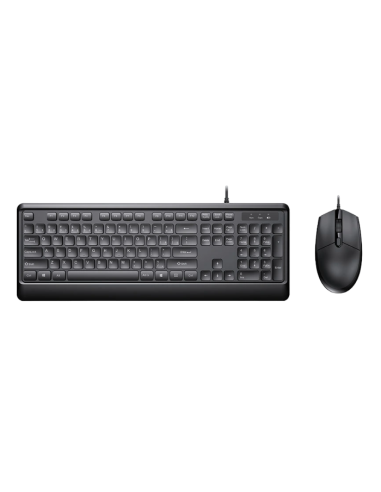 Set Tastatură + Mouse Sohoo KM102, Cu fir, Negru