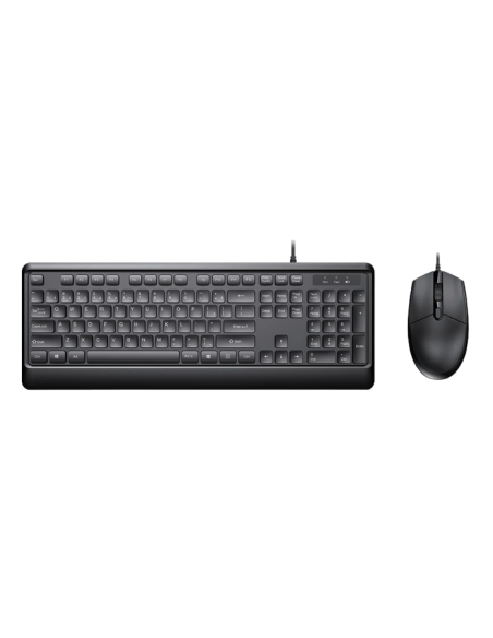 Set Tastatură + Mouse Sohoo KM102, Cu fir, Negru