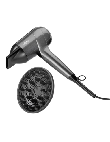 Фен BaByliss D6200DE, 1600Вт, Серый