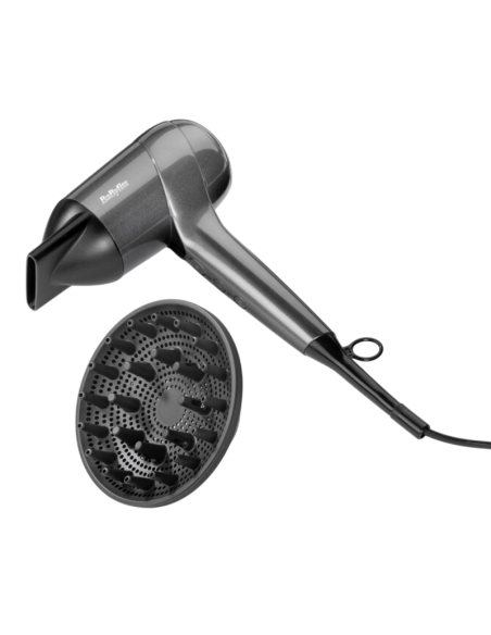 Фен BaByliss D6200DE, 1600Вт, Серый