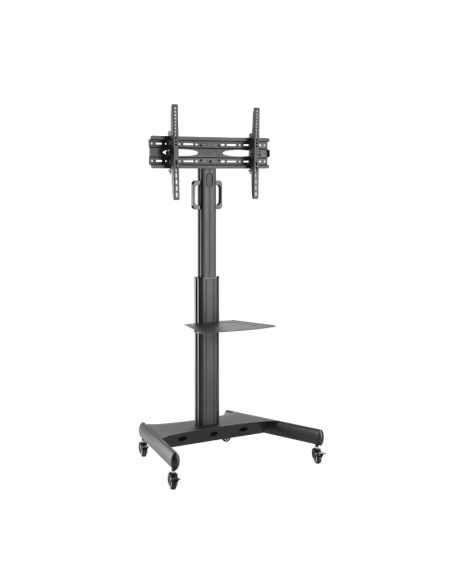 Подставка под телевизор на ножке Reflecta TV Stand 65P-Shelf, #23197, Чёрный