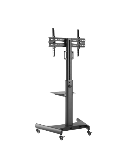 Подставка под телевизор на ножке Reflecta TV Stand 65P-Shelf, #23197, Чёрный