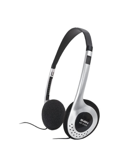 Наушники SVEN AP-010V, Черный/Серебристый
