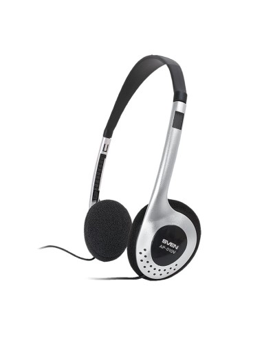 Наушники SVEN AP-010V, Черный/Серебристый