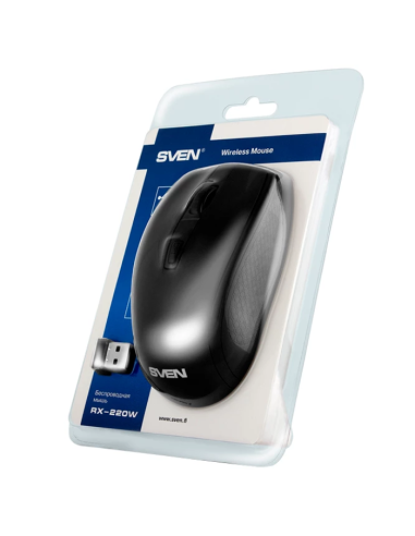 Mouse Wireless SVEN RX-220W, Negru
