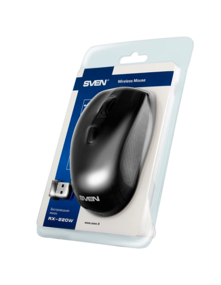 Mouse Wireless SVEN RX-220W, Negru