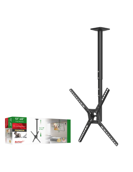Suport pentru tavan BARKAN 3500B, Negru