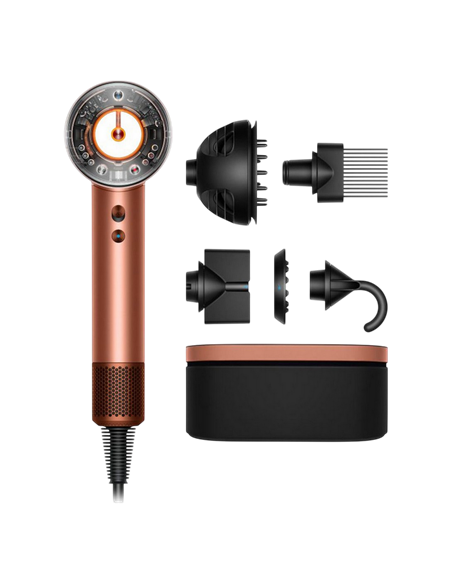 Uscător de păr Dyson Supersonic Nural HD16, 1600W, Amber Silk | Pink Champagne