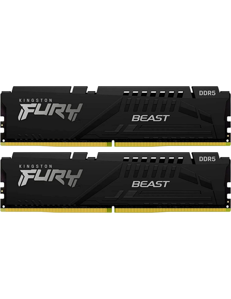 Memorie RAM Kingston FURY Beast, DDR5 SDRAM, 5600 MHz, 64GB, KF556C36BBEK2-64