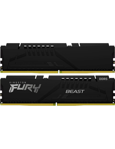 Memorie RAM Kingston FURY Beast, DDR5 SDRAM, 5600 MHz, 64GB, KF556C36BBEK2-64