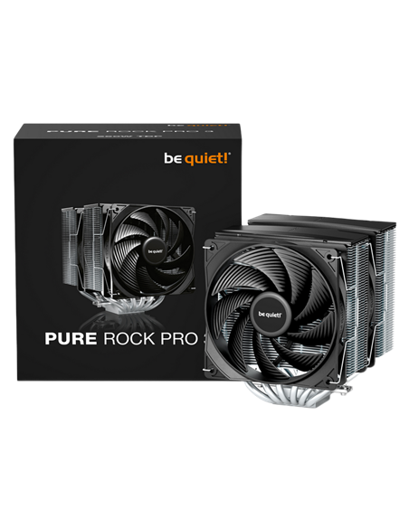 Cooler procesor be quiet! Pure Rock Pro 3, Argint