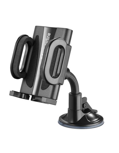 Suport Auto Cellularline Hug Flexi - Universal, Negru