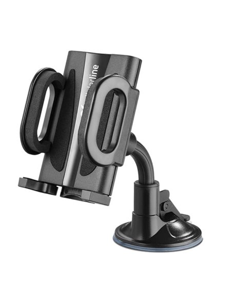 Suport Auto Cellularline Hug Flexi - Universal, Negru