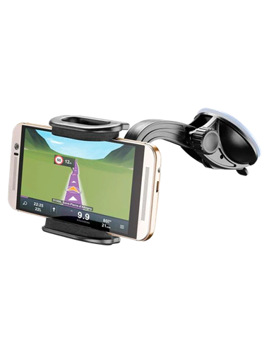 Suport Auto Cellularline Hug Flexi - Universal, Negru
