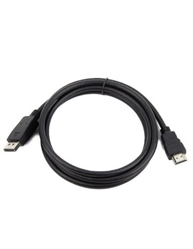 Cablu Video Cablexpert CC-DP-HDMI-10M, DisplayPort (M) - HDMI (M), 10m, Negru