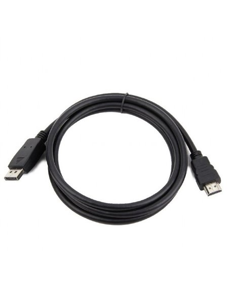 Cablu Video Cablexpert CC-DP-HDMI-10M, DisplayPort (M) - HDMI (M), 10m, Negru