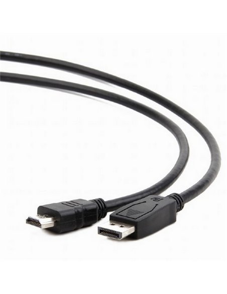 Видео кабель Cablexpert CC-DP-HDMI-10M, DisplayPort (M) - HDMI (M), 10м, Чёрный