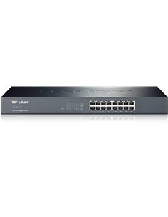 Switch TP-LINK TL-SG1016 / 16 port / Gigabit / RJ45 / 1U 19-inch rack-mountable steel case