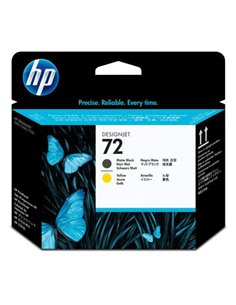 HP 72 (C9384A) matte black and yellow printhead  for HP DesignJet T1100, HP DesignJet T1120, HP DesignJeT610