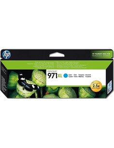 HP 971XL (CN626AE) High Yield Cyan Ink Cartridge for HP Officejet Pro X476dw, HP Officejet Pro X576dw, HP Officejet Pro X451d... 2